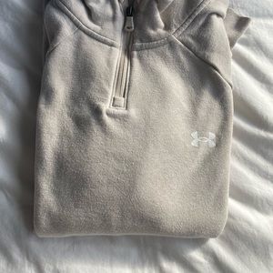 under armor tan half zip